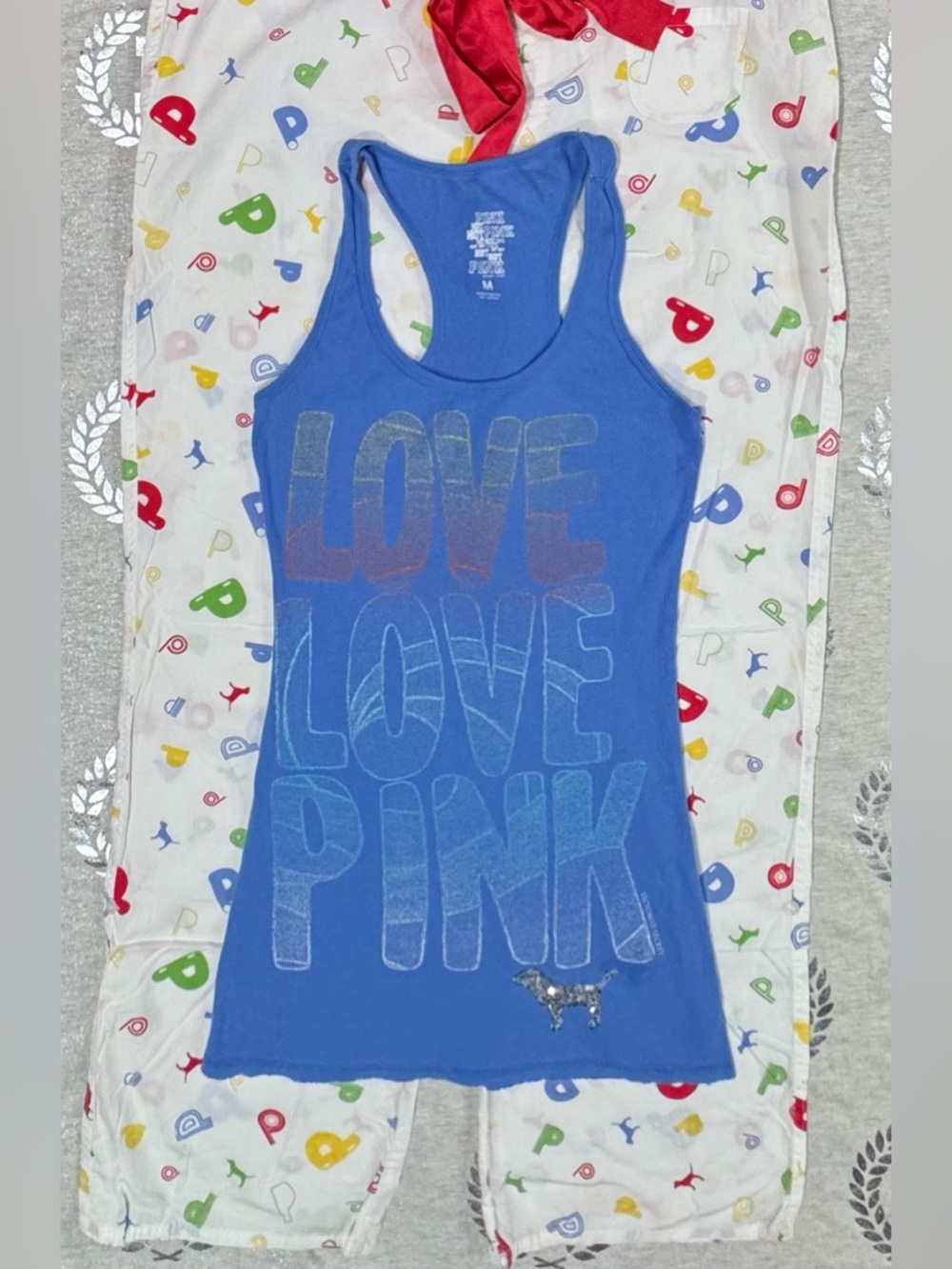 VS PINK VINTAGE BLING SLEEP LOUNGE SET NWOT